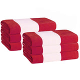 Cabana Stripe Oversized Cotton Beach Towel Set Of 2,4,6