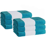 Cabana Stripe Oversized Cotton Beach Towel Set Of 2,4,6