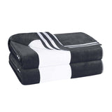 Cabana Stripe Oversized Cotton Beach Towel Set Of 2,4,6