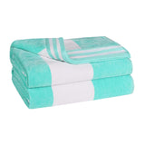 Cabana Stripe Oversized Cotton Beach Towel Set Of 2,4,6