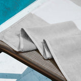 Cabana Striped Cotton Standard Size Chaise Lounge Chair Cover Set of 2