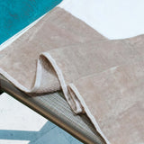 Cabana Striped Cotton Standard Size Chaise Lounge Chair Cover Set of 2