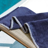 Cabana Striped Cotton Standard Size Chaise Lounge Chair Cover Set of 2