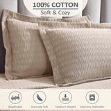 Calvert Cotton Matelasse Weave Diamond Lattice Bedspread Set