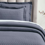 Calvert Cotton Matelasse Weave Diamond Lattice Bedspread Set