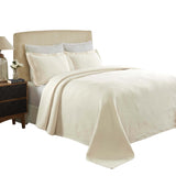 Cascade Cotton Jacquard Matelassé 3-Piece Bedspread Set
