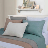 Channing Fine Stitched Floral Cotton Quilt Set