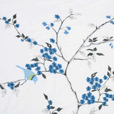 Cherry Garden Embroidered Cotton Duvet Cover Set