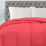 Classic Reversible Medium Weight Down Alternative Microfiber Comforter
