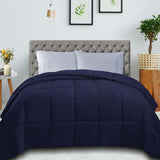 Classic Reversible Medium Weight Down Alternative Microfiber Comforter