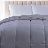 Classic Reversible Medium Weight Down Alternative Microfiber Comforter