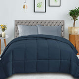 Classic Reversible Medium Weight Down Alternative Microfiber Comforter