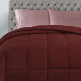 Classic Reversible Medium Weight Down Alternative Microfiber Comforter