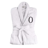 Cotton Embroidered Bathrobe Adults Unisex Bath Robe for Men and Women