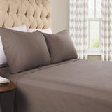 Cotton Flannel Solid Deep Pocket Bed Sheet Set