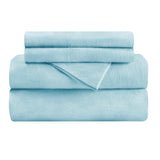 Cotton Flannel Solid Deep Pocket Bed Sheet Set