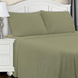 Cotton Flannel Solid Deep Pocket Bed Sheet Set