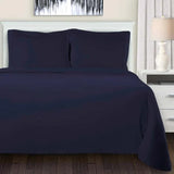 Cotton Flannel Solid Duvet Cover Set with Button Closure