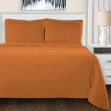 Cotton Flannel Solid Duvet Cover Set with Button Closure