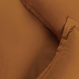 Cotton Flannel Solid Duvet Cover Set with Button Closure