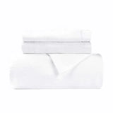 Cotton Flannel Solid Duvet Cover Set with Button Closure