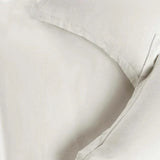 Cotton Flannel Solid Duvet Cover Set with Button Closure