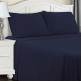 Cotton Flannel Trellis Traditional Solid Deep Pocket Bed Sheet Set