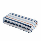 Cotton Oversized Striped 4 Piece Beach Towel Set