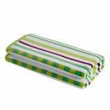 Cotton Oversized Striped 4 Piece Beach Towel Set