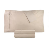 Cotton Percale 300 Thread Count Solid 2 Piece Pillowcase Set