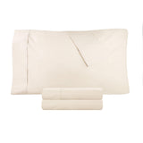 Cotton Percale 300 Thread Count Solid 2 Piece Pillowcase Set