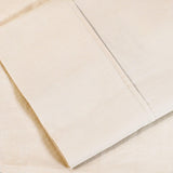 Cotton Percale 300 Thread Count Solid 2 Piece Pillowcase Set