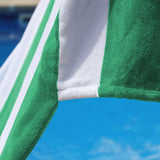 Cabana Striped Cotton Standard Size Chaise Lounge Chair Cover Set