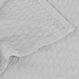 Diamond Weave Modern Classic Geometric All-Season Cotton Blanket