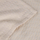 Diamond Weave Modern Classic Geometric All-Season Cotton Blanket