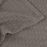 Diamond Weave Modern Classic Geometric All-Season Cotton Blanket