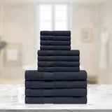 Eco-Friendly Egyptian Cotton Cotton Absorbent 12 Piece Assorted Towel Set