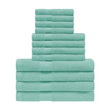 Eco-Friendly Egyptian Cotton Cotton Absorbent 12 Piece Assorted Towel Set