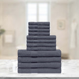 Eco-Friendly Egyptian Cotton Cotton Absorbent 12 Piece Assorted Towel Set