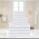 Eco-Friendly Egyptian Cotton Cotton Absorbent 12 Piece Assorted Towel Set