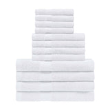 Eco-Friendly Egyptian Cotton Cotton Absorbent 12 Piece Assorted Towel Set