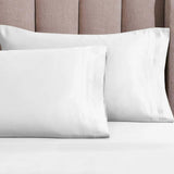 Egyptian Cotton Sateen Sheet Set 1500 Thread Count White