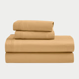 Egyptian Cotton Sateen Sheet Set 1500 Thread Count Gold