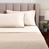 Egyptian Cotton Sateen Sheet Set 1500 Thread Count Ivory