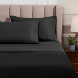 Egyptian Cotton Sateen Sheet Set 1500 Thread Count Black