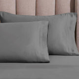 Egyptian Cotton Sateen Sheet Set 1500 Thread Count Grey
