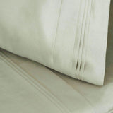 Egyptian Cotton Sateen Sheet Set 1500 Thread Count Sage