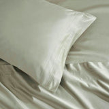 Egyptian Cotton Sateen Sheet Set 1500 Thread Count Sage