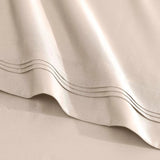 Egyptian Cotton Sateen Sheet Set 1500 Thread Count Ivory
