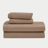 Egyptian Cotton Sateen Sheet Set 1500 Thread Count Taupe